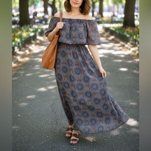 World Market Off-Shoulder Maxi Dress size L/XL